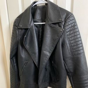 Faux leather jacket